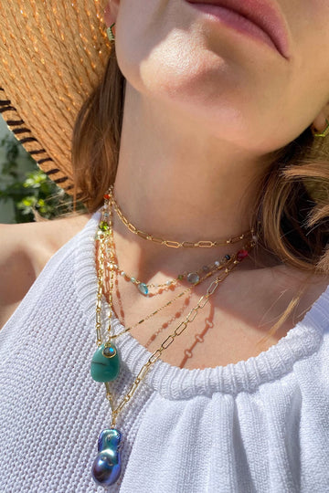 GOOD TIME GIRL LARIAT- BLACK PEARL